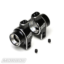 Load image into Gallery viewer, EXOTEK 22S SPRINT REAR HD HUB SET, 1pr 7075 black w/ silver