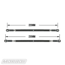 Load image into Gallery viewer, MORBO WHEELIE BAR TURNBUCKLE CF 220MM