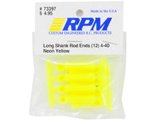 Load image into Gallery viewer, RPM LONG SHANK 4-40 ROD ENDS (12)