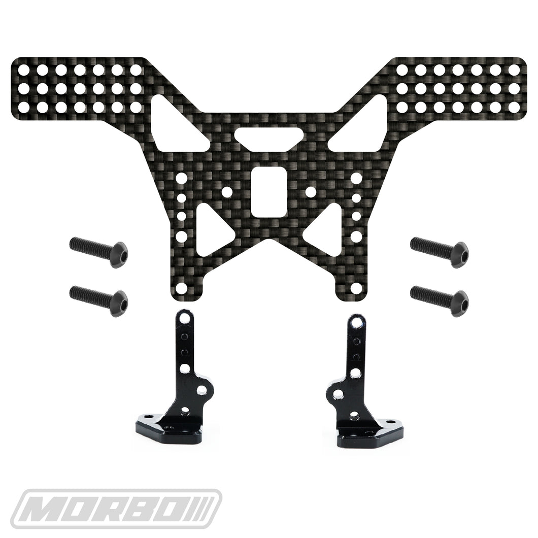 MORBO DR10 REAR SHOCK TOWER W/ DRC-402 - CF