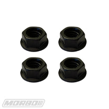 Load image into Gallery viewer, MORBO #8-32 M4 SERATED FLANGE NUTS (4PC.)
