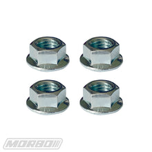 Load image into Gallery viewer, MORBO #8-32 M4 SERATED FLANGE NUTS (4PC.)

