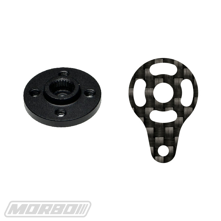 MORBO 25T ADJUSTABLE CARBON FIBER SERVO HORN (16MM)