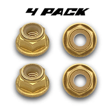 Load image into Gallery viewer, MORBO M4 BRASS FLANGE NYLOCK NUT
