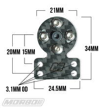 Load image into Gallery viewer, MORBO 25T ADJUSTABLE CARBON FIBER SERVO HORN (24.5MM X 20MM)
